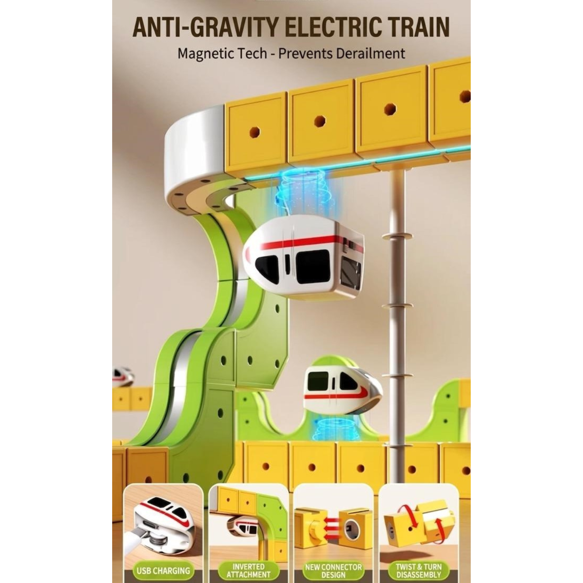 3D STEM Electric Train Set