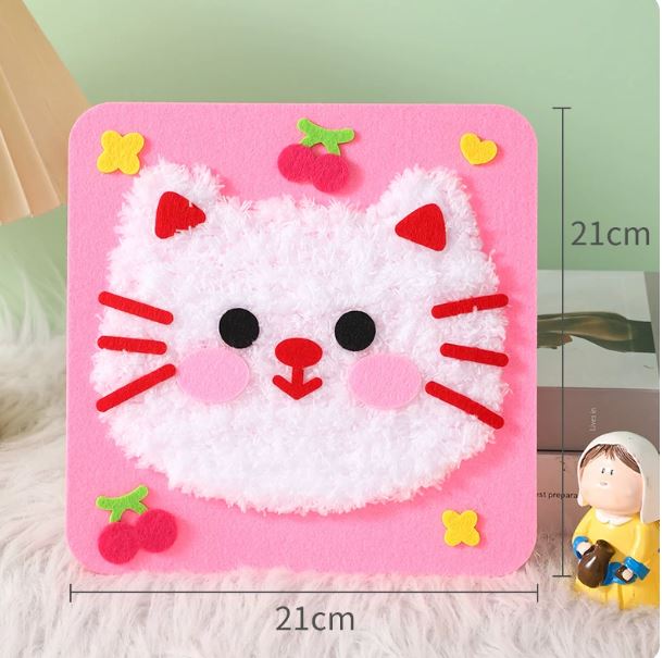 DIY Fuzzy Animal Face Craft Kit