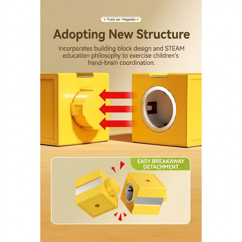 3D STEM Electric Train Set