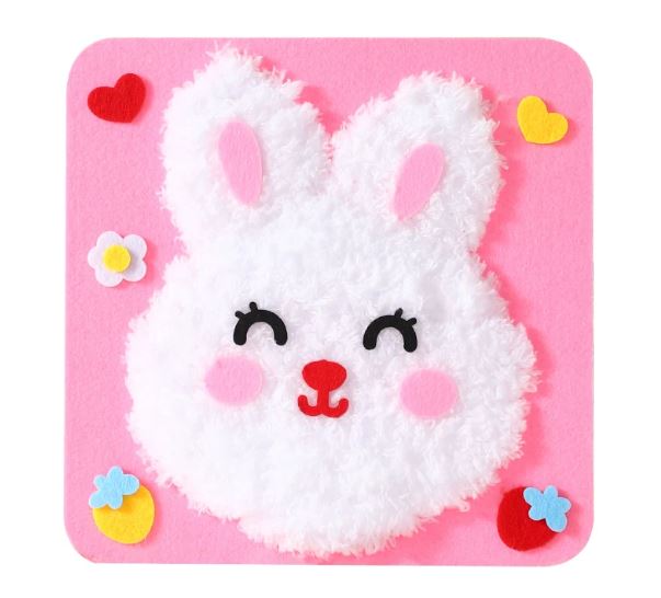 DIY Fuzzy Animal Face Craft Kit
